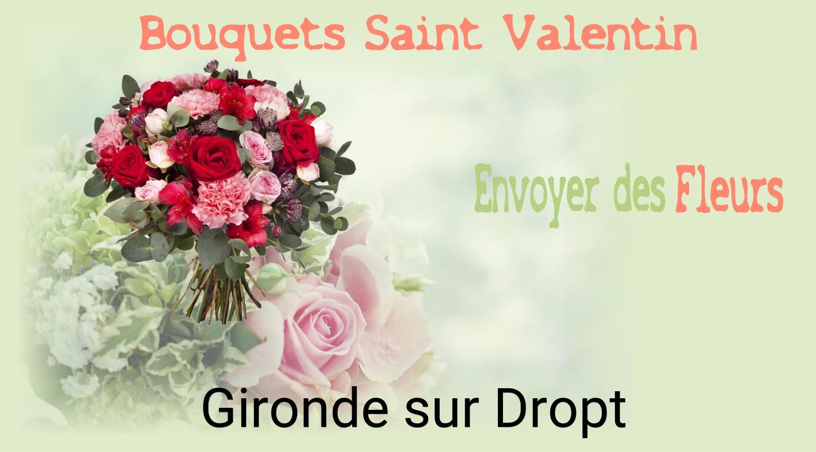 Roses de Saint-Valentin livrées à Gironde-sur-Dropt